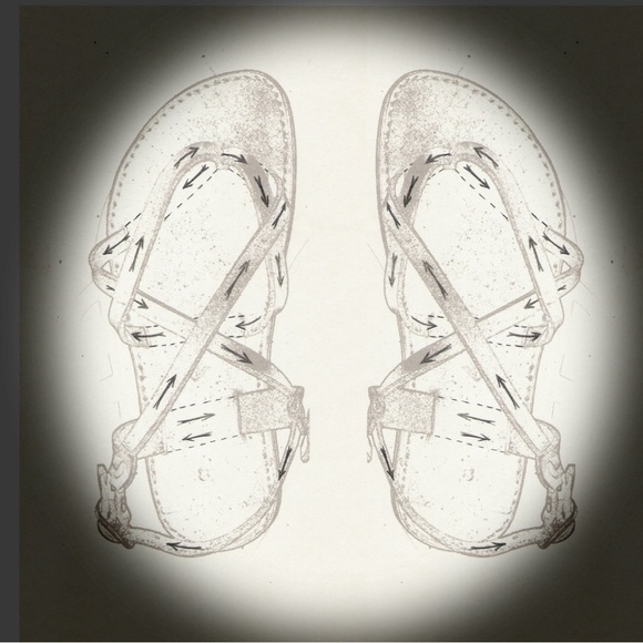 Laboo leather sandals. Size 38 - Picture 4 of 6